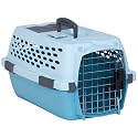 Kennel Cab - Medium - Pet Carrier for Cats & Small Dogs - 58cm x  39cm x 30cm - Linen/Teal