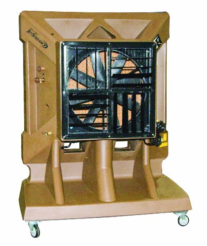 Port-A-Cool PACJS2400 Jet Stream 2400 Portable Evaporative Cooling Unit with 2000 Square Foot Cooling Capacity, 7500 CFM, Sienna