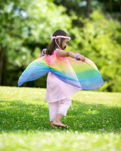 Pink - Rainbow Fairy Dress by Sarah's Silks