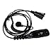 AOER G-Shape Clip Ear/Ear Hook Headset/Earpiece with mic for Motorola APX6500 DP3601 XiRP8200 XPR6350 XPR6550 DP4401 Multi-pin Radios