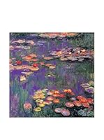 Artropweb Panel Decorativo Monet White Purple Water Lillies 9809