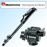Manfrotto 681B Monopod & 234RC/3229 3D Swivel Tilt QR Head
