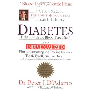 Diabetes: Fight It with the Blood Type Diet (Dr. Peter J. D'Adamo's Eat Right 4 Your Type Health Library)