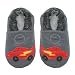 Race Car Leather Baby Shoes - Gray