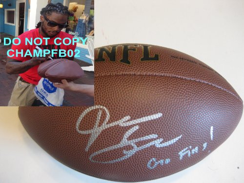 DAVONE BESS,MIAMI DOPLHINS,HAWAII WARRIORS,SIGNED,AUTOGRAPHED,NFL FOOTBALL,WITH PROOF + COA