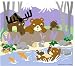 Bear-ly Fishing Paint by Number Wall Mural