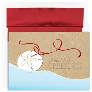 Greetings From The Beach Tropical Holiday Cards -