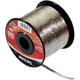 Philips Spooled Speaker Wire - 100ft - 16 gauge