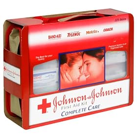 Johnson & Johnson First Aid Kit, Complete Care, 225-Piece Kit