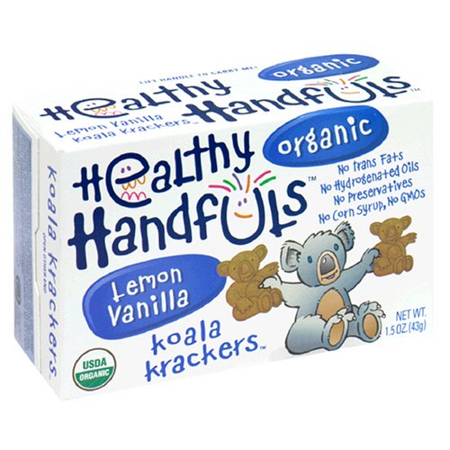Healthy Handfuls Organic Koala Krackers, Lemon Vanilla, 1.5-Ounce Boxes (Pack of 24) by Healthy Handfuls
