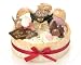 クリスマスアイスケーキ付属品 スリムキャンドル