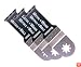 Fein 63502151020 1-1/8-Inch Universal E-Cut Blade, 3 Pack