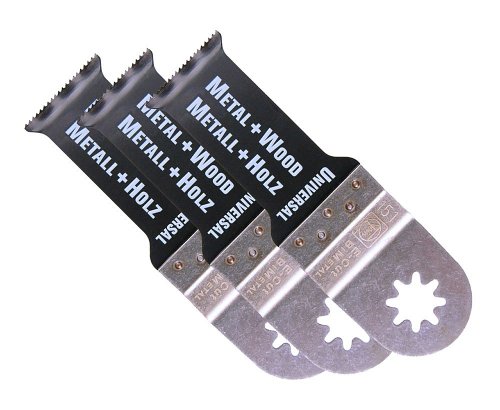 Fein 63502151020 1-1/8-Inch Universal E-Cut Blade, 3 Pack