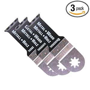 Fein 6-35-02-151-02-0 1-1/8-Inch Universal E-Cut Blade, 3 Pack