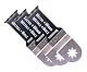 Fein 6-35-02-151-02-0 1-1/8-Inch Universal E-Cut Blade, 3 Pack