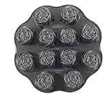 Nordic Ware Platinum Collection Cast-Aluminum Sweetheart-Rose Muffin Pan