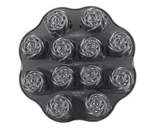 Nordic Ware Platinum Collection Cast-Aluminum Sweetheart-Rose Muffin Pan
