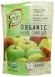 GoNaturally Organic Apple Gluten Free Hard Candies, 3.5-Ounce Bags (Pack of 6)