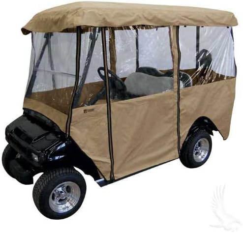 DELUXE 4 SIDED GOLF CART ENCLOSURE (FOR 80" TOPS)