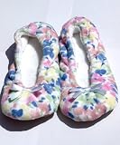 51M3Bs2D%2BSL. SL160  Terry Ballerina Slippers, Multi Color with White Inside