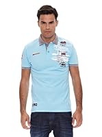 Geographical Norway Polo Manga Corta Karite (Celeste)