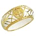 White & Yellow Resin Bangle