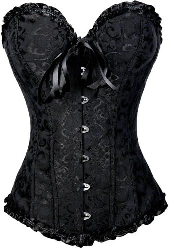 Pandolah Women's Boned Lace Up Back Corset