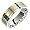Allegra - Stunning Two Tone Comfort Fit Wedding Band for Him & Her! Custom Made! Choose your Size.