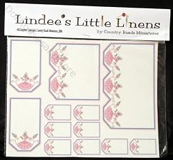 Miniature Shabby Chic Chair Set by Lindee's Little Linens