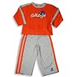 Mish Mish - Toddler Boys Long Sleeved Pant Set, Orange, Grey (Size 4)