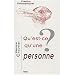 Qu'est-ce qu'une personne ?