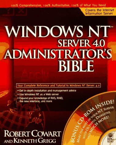 Cover image : Windows Nt Server 4.0 Administrator's Bible