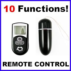 Bullet Vibrator Remote Control Egg Black