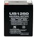 Universal Power Group 85944 Sealed Lead Acid Battery