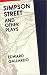 Book Simpson Street and Other Plays