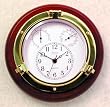 Weems & Plath Porthole Collection Quartz Clock, Thermometer, and Hygrometer