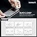 Moto X 2nd generation Screen Protector, Anti-bacterial Tempered Glass Screen Protector, i-croo A-Glass [HD Clear][0.4T] World's Thinnest Ballistics Glass, 99% Touch-screen Accurate(Lifetime Warranty)