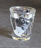 Winnie the Pooh 1 oz. Etched Shot Glass
