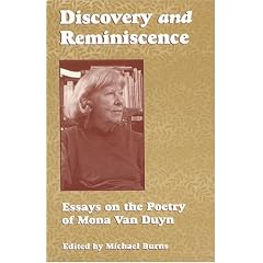 Discovery & Reminiscence: Essays on the Poetry on Mona Van Duyn
