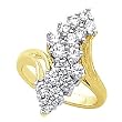 14K Yellow Gold Diamond Ring - 1.90 Ct.