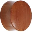 7/8" Organic Solid Sawo Wood Saddle Plug