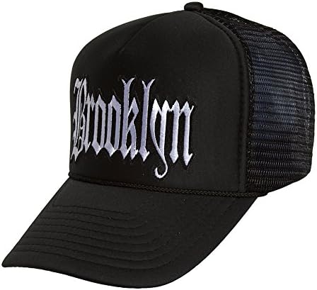 City Caps NY Brooklyn Olde English Trucker Hat