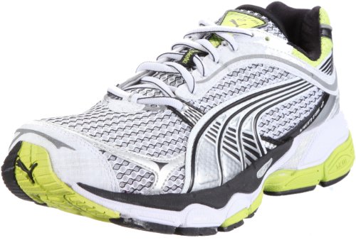 Puma Complete Ventis 2 185158, Herren Sportschuhe - Running, Weiss (white-silver metallic-lime 07), EU 41 (UK 7.5) (US 8.5)