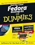 Red Hat Linux Fedora Desktop Kit For Dummies