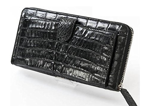 ゴダン (GODANE) カイマンクロコ ダブルファスナー長財布 Njcw8092cp/Black Njcw8092cp