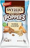 Snyder's of Hanover Pretzel Poppers Airy and Crunchy Pretzel Shells, Three Cheese, 10 Ounce