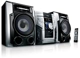 Philips - FWM387 - Mini-cha�ne CD - Lecture mp3 / WMA - CD-R RW - 1240W RMS - Cassette - maxsound - USB direct - 3 Disques Platine
