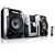 Philips FWM 387 Kompaktanlage (3-Fach CD/MP3/WMA-Player, UKW-/MW-Tuner, 480 Watt, USB 2.0) schwarz/silber