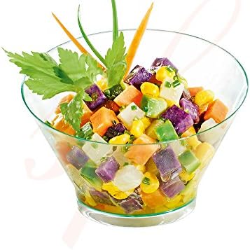 Sweet Flavor Parfait Disposable Plastic Cups 5 Oz. Sea Green - Pack of 20