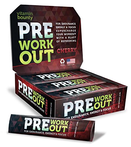 Vitamin bounty - cherry flavor pre workout - individual…